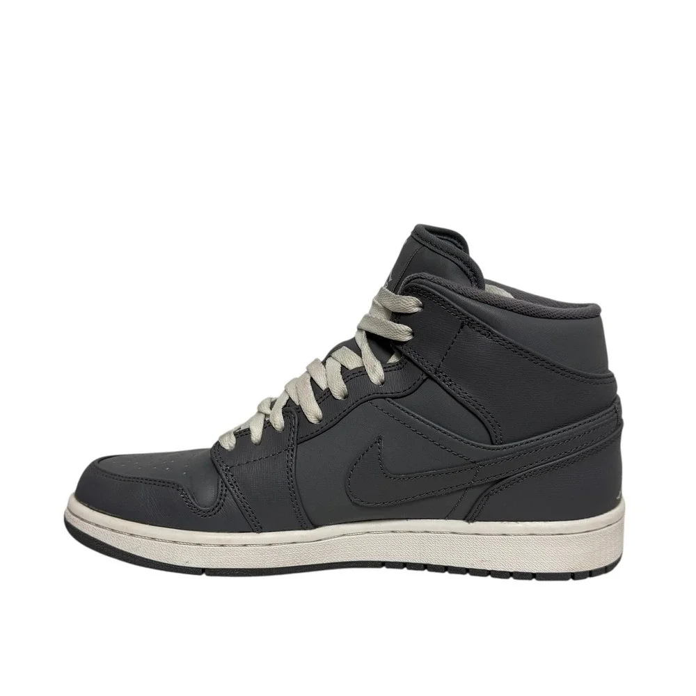 Nike Air Jordan 1 Mid Cool Grey Men Sneakers 554724-031 Mid Top‎ Shoes